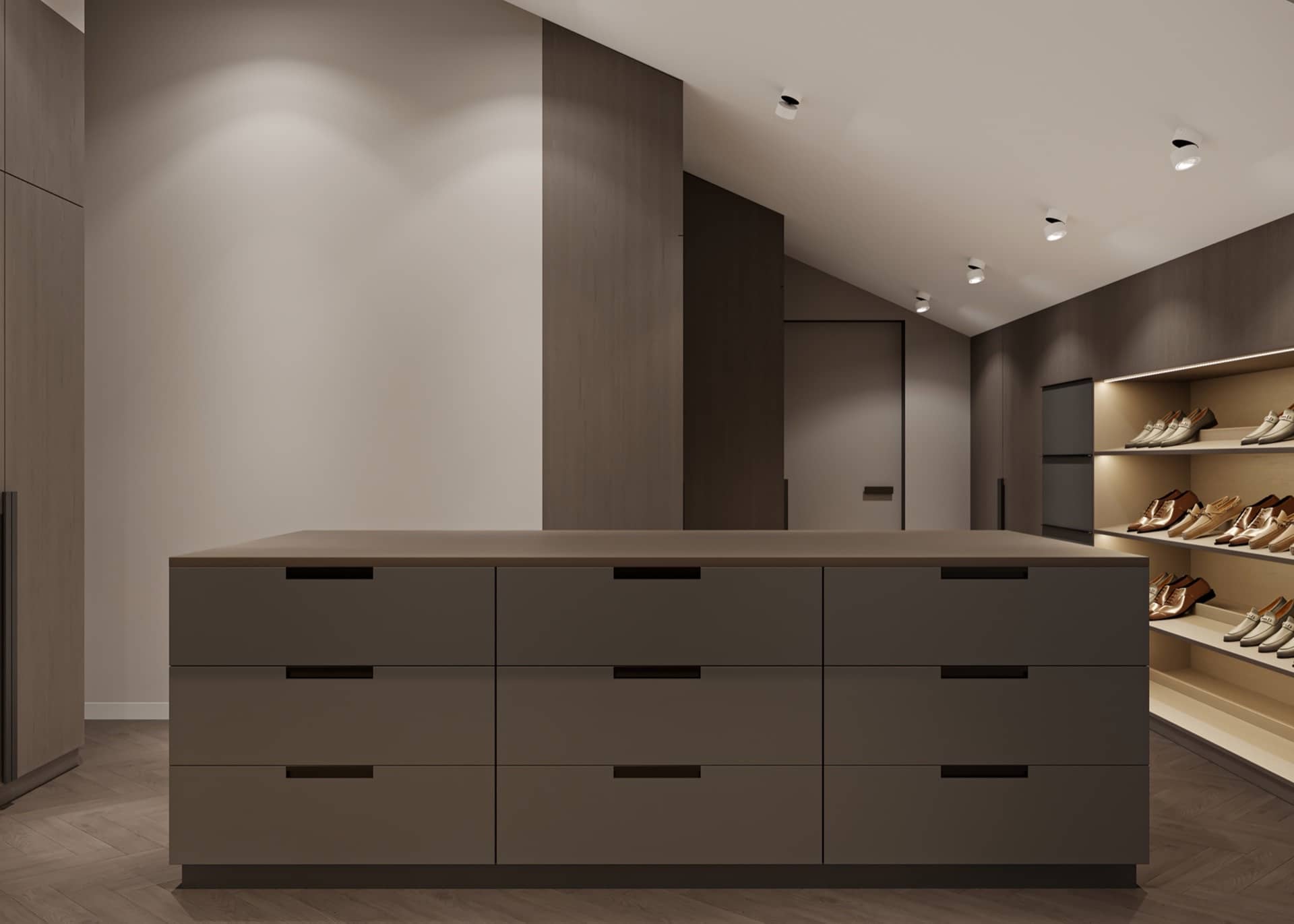 Комод в гардеробной